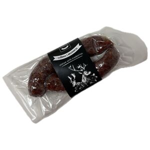 PRAVÁ KLOBÁSA Zvěřinová klobása s brusinkami 160 g