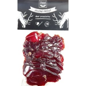 PRAVÁ KLOBÁSA Jelení pršut - plátky 100 g