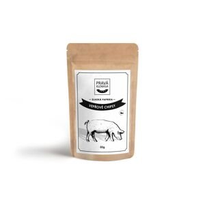 PRAVÁ KLOBÁSA Vepřové chipsy paprikové 50 g