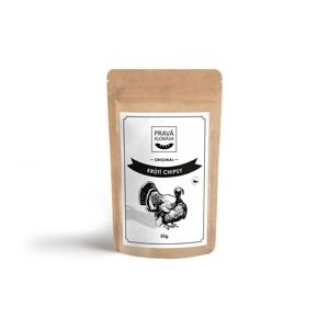 PRAVÁ KLOBÁSA Krůtí chipsy originál 50 g