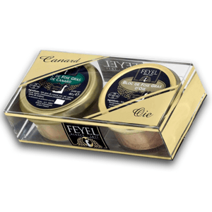Feyel-Artzner Duo blok foie gras kachní a husí 2 x 45 g