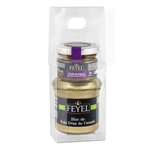 Feyel-Artzner Kachní foie gras blok 120 g + fíkový kompot 60 g