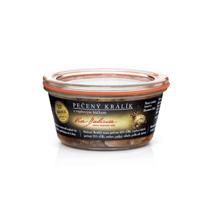 Via Delicia Pečený králík s vepřovým bůčkem 210 g