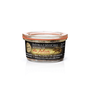 Via Delicia Mini paštika z divočáka na červeném víně 50 g