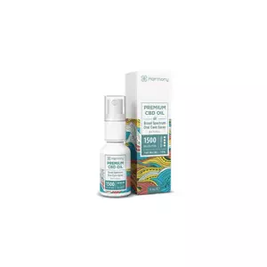 Harmony CBD olej ve spreji 1500 mg 15 ml Natural