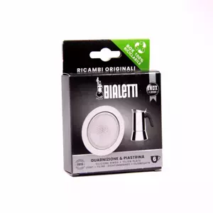 Bialetti těsnění pro moka konvičku 6 nerez - 1 těsnění + 1 sítko