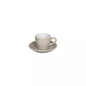 Loveramics Egg - Espresso 80 ml Cup and Saucer - Ivory