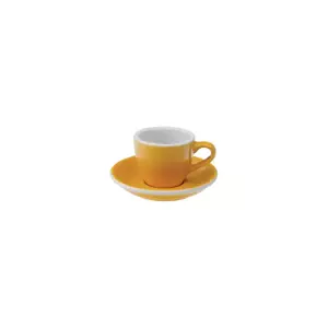 Loveramics Egg - Espresso 80 ml Cup and Saucer - Yellow