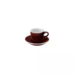 Loveramics Egg - Espresso 80 ml Cup and Saucer - Brown