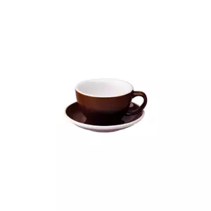 Loveramics Egg - Cafe Latte 300 ml Cup and Saucer - Brown