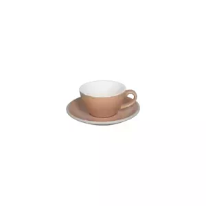 Loveramics Egg - Flat White 150 ml Cup and Saucer - Rose
