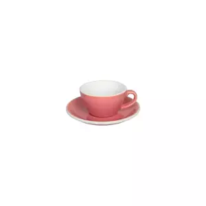 Loveramics Egg - Flat White 150 ml Cup and Saucer - Berry