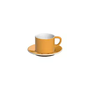 Loveramics Bond - 150 ml Cappuccino cup and saucer - Yellow