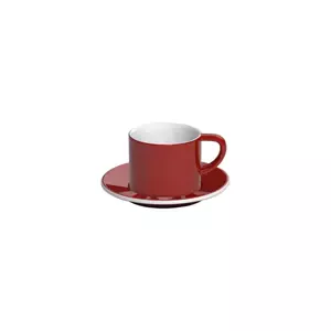 Loveramics Bond - 150 ml Cappuccino cup and saucer - Red