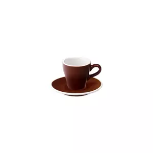 Loveramics Tulip - Cup and saucer - Espresso 80 ml - Brown