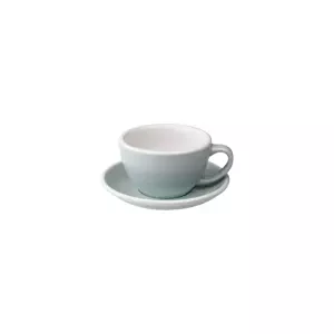 Loveramics Egg - Cafe Latte 300 ml Cup and Saucer - River Blue