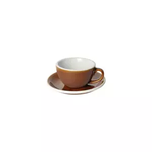 Loveramics Egg - Cappuccino 200 ml Cup and Saucer - Caramel