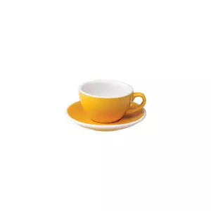 Loveramics Egg - Cappuccino 200 ml Cup and Saucer - Yellow