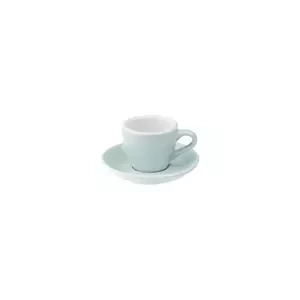 Loveramics Egg - Espresso 80 ml Cup and Saucer - River Blue