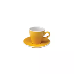 Loveramics Tulip - Cup and sauecr - Cappuccino 180 ml - Yellow