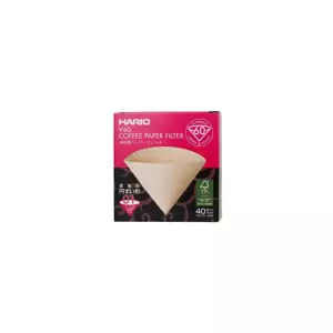 Hario V60-01 papírové filtry nebělené Misarashi VCF-01-40M 40 ks