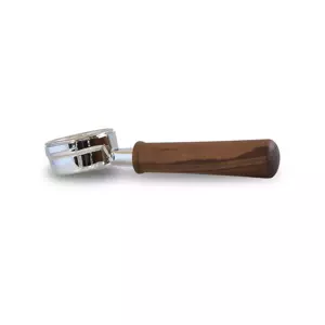 Ascaso Profi páka bez dna (bottomless portafilter), walnut, nerez