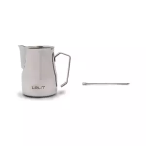 Lelit PLA301S konvička na šlehání mléka a latte art pero 350 ml nerez