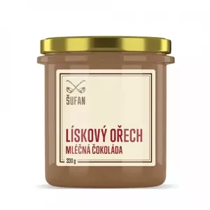 Šufan Lískový ořech s mléčnou čokoládou máslo 330 g