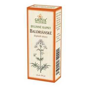 Grešík Bylinné kapky Baldriánské 50ml