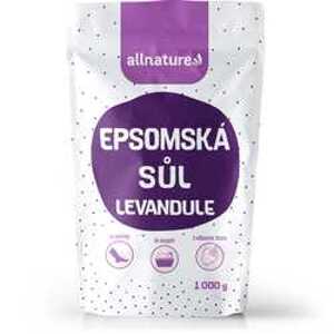Allnature Epsomská sůl levandule 1000g