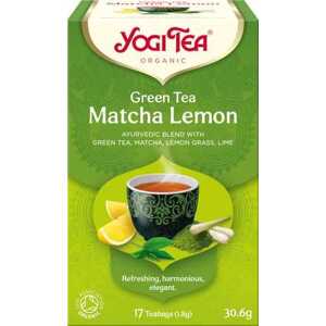 Yogi Tea Zelený čaj Matcha Citrón 17 x 1,8 g BIO