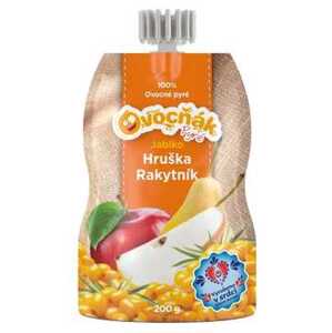 Ovocňák Pyré jablko hruška rakytník 200 g