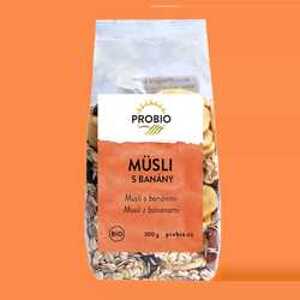 PROBIO Müsli s banány 300 g BIO