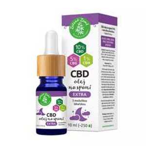 Zelená země CBD kapky na spaní EXTRA 10 ml