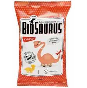 Biosaurus Kukuřičné křupky s kečupem 50 g BIO