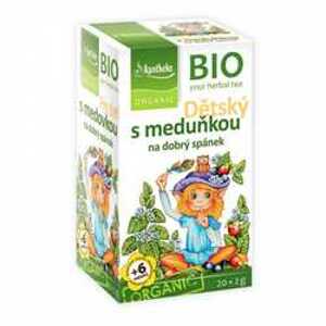 Apotheke BIO Dětský čaj s meduňkou na dobrý spánek 20x2g