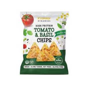Popcrop Proteinové chipsy s rajčatovo-bazalkovou příchutí 60 g