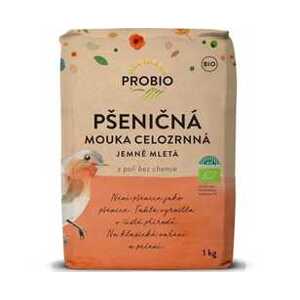 PROBIO Mouka pšeničná celozrnná jemně mletá 1kg BIO