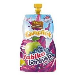 Ovocňák Mošt jablko borůvka 250ml