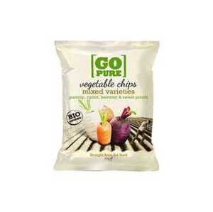Go Pure Zeleninové chipsy 40 g BIO