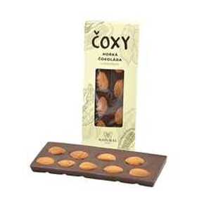 Čoxy Hořká čokoláda s mandlemi a xylitolem 50 g