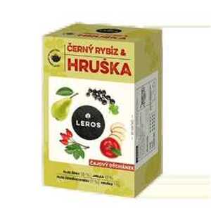 LEROS Čajový dýchánek černý rybíz & hruška 20x2,5 g