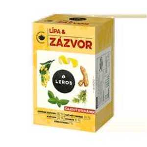 LEROS Čajový dýchánek lípa & zázvor 20x2 g