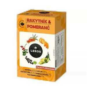 LEROS Čajový dýchánek rakytník & pomeranč 20x2 g
