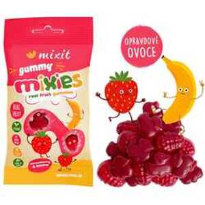 Mixit Bonbony Gummy Mixies jahoda + banán 35g