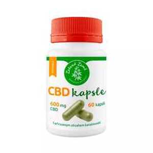 Zelená země CBD kapsle 600 mg CBD 60 kapslí