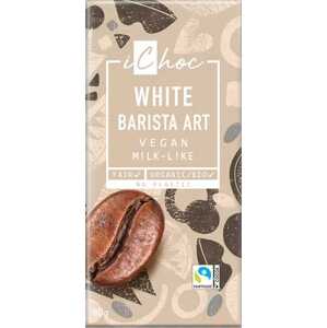 iChoc Veganská čokoláda bílý barista 80 g BIO