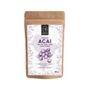 NATU Açai prášek 80 g BIO