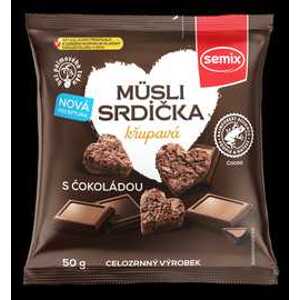 Semix Müsli srdíčka s čokoládou 50 g