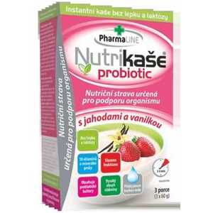 Mogador Nutrikaše probiotic s jahodami a vanilkou 180g (3x60g)